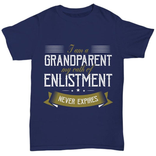 Oath Of Enlistment Unisex Grandparent Shirts Online, Shirts and Tops - Daily Offers And Steals