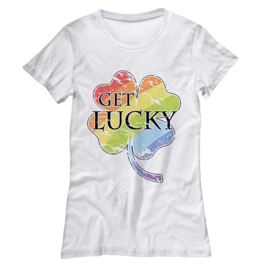 Get Lucky St Patricks Casual Shirt For Women, Shirts And Tops - Daily Offers And Steals