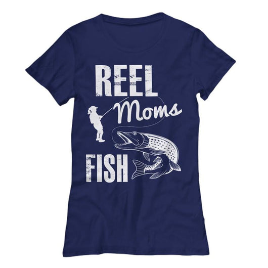 Reel Women Fish Casual Novelty Shirt, Shirts and Tops - Daily Offers And Steals