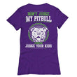 Don't Judge Pitbull Women's T-Shirt, Shirts And Tops - Daily Offers And Steals