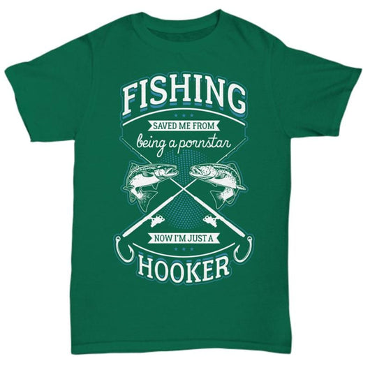 novelty fishing t-shirt
