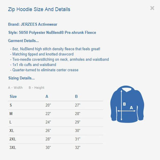 custom zip sweatshirt